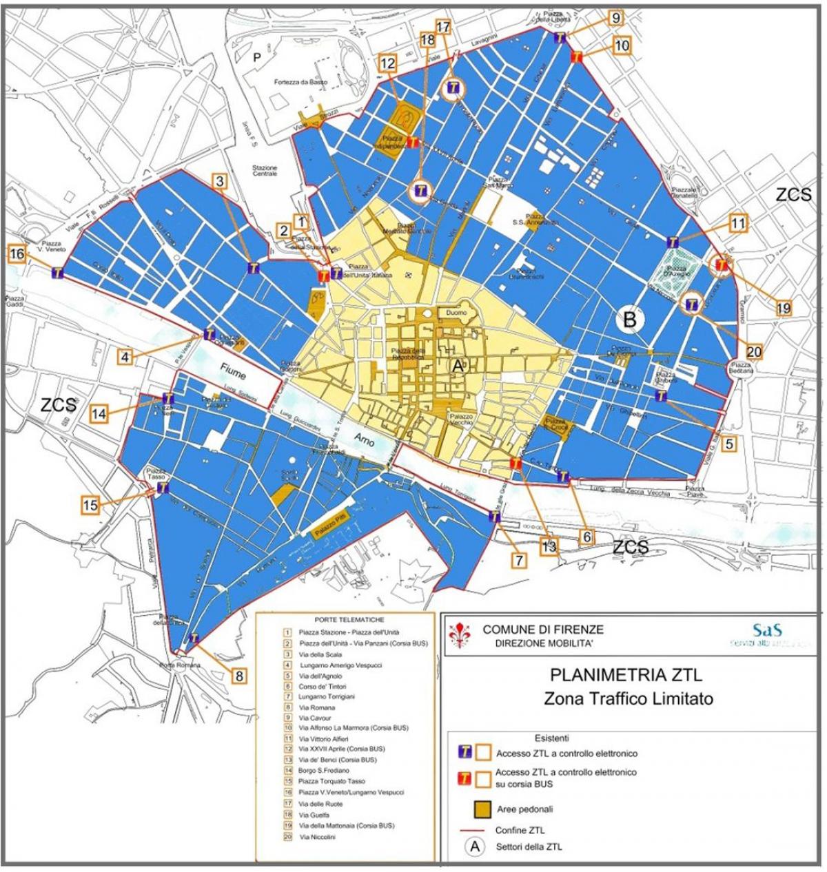 térkép milan ztl zóna