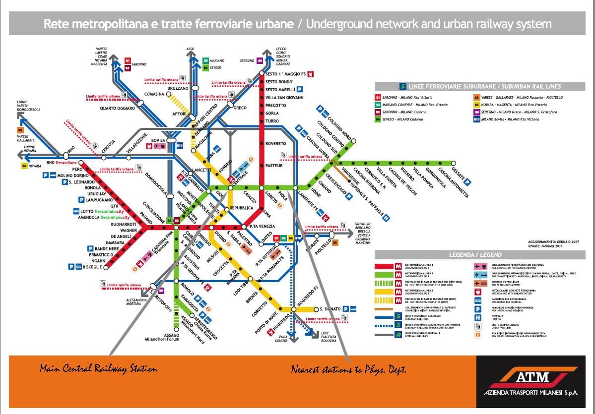milano centrale pályaudvar térkép