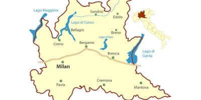 Térkép milan lombardia