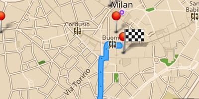 Térkép milan offline
