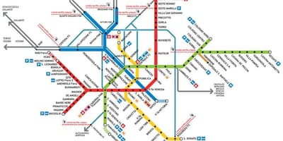 Milano cső térkép