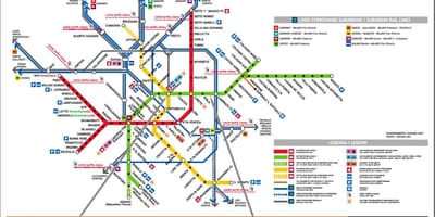 Térkép milánó központi pályaudvarától